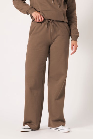 Long Tall Sally Brown Wide Leg Jogger