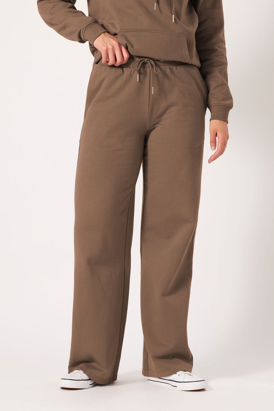 Long Tall Sally Brown Wide Leg Jogger