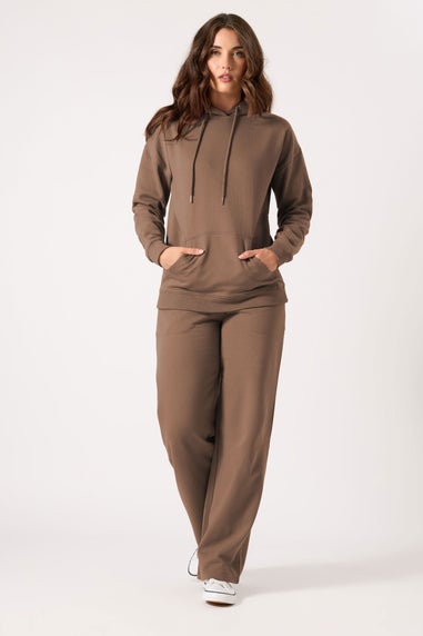 Long Tall Sally Brown Wide Leg Jogger