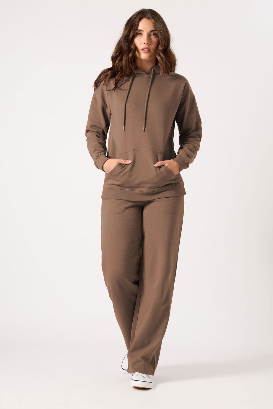 Long Tall Sally Brown Wide Leg Jogger