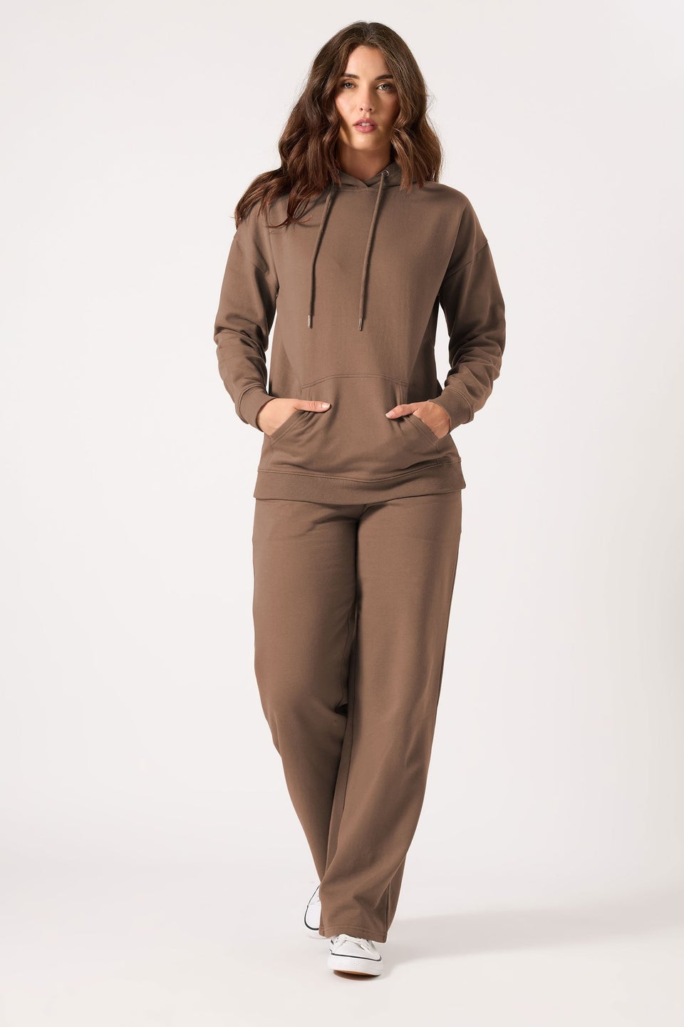 Long Tall Sally Brown Wide Leg Jogger