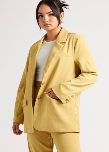 Urban Bliss Lime Oversized Blazer