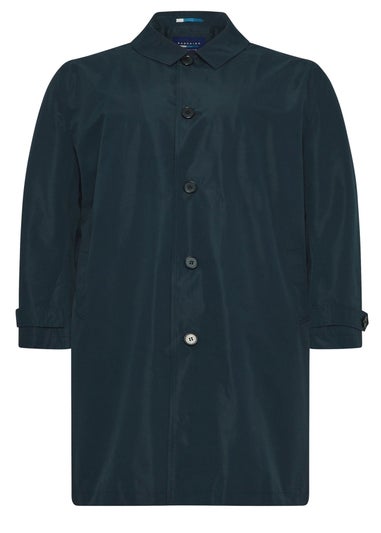 BadRhino Navy Blue Mac Raincoat