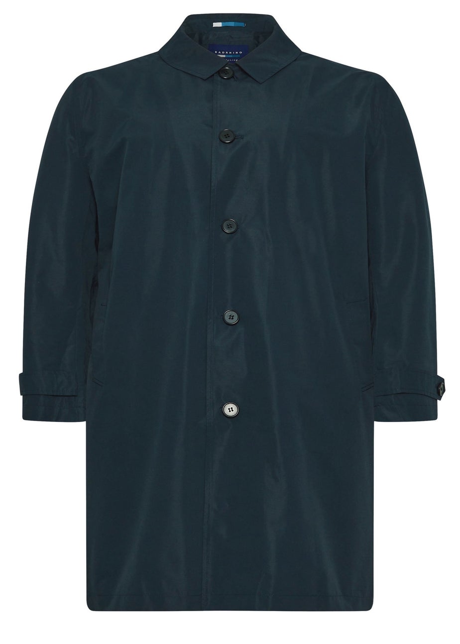 BadRhino Navy Blue Mac Raincoat