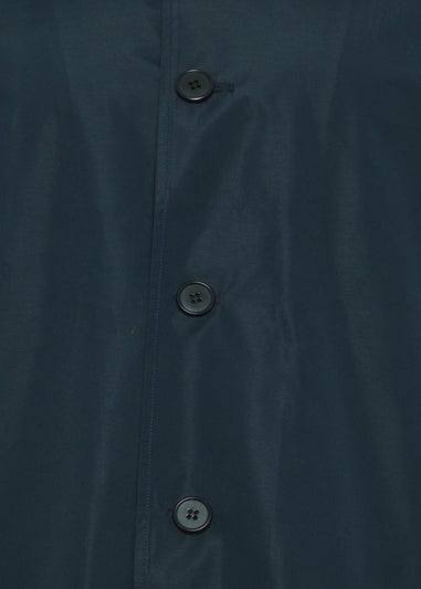 BadRhino Navy Blue Mac Raincoat