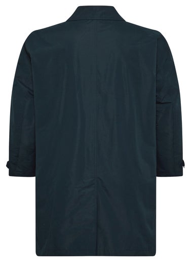BadRhino Navy Blue Mac Raincoat