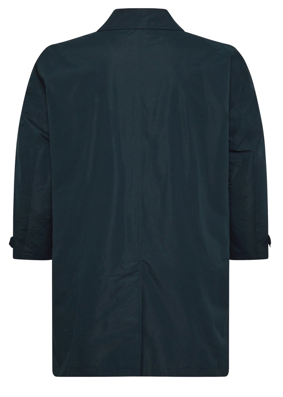 BadRhino Navy Blue Mac Raincoat