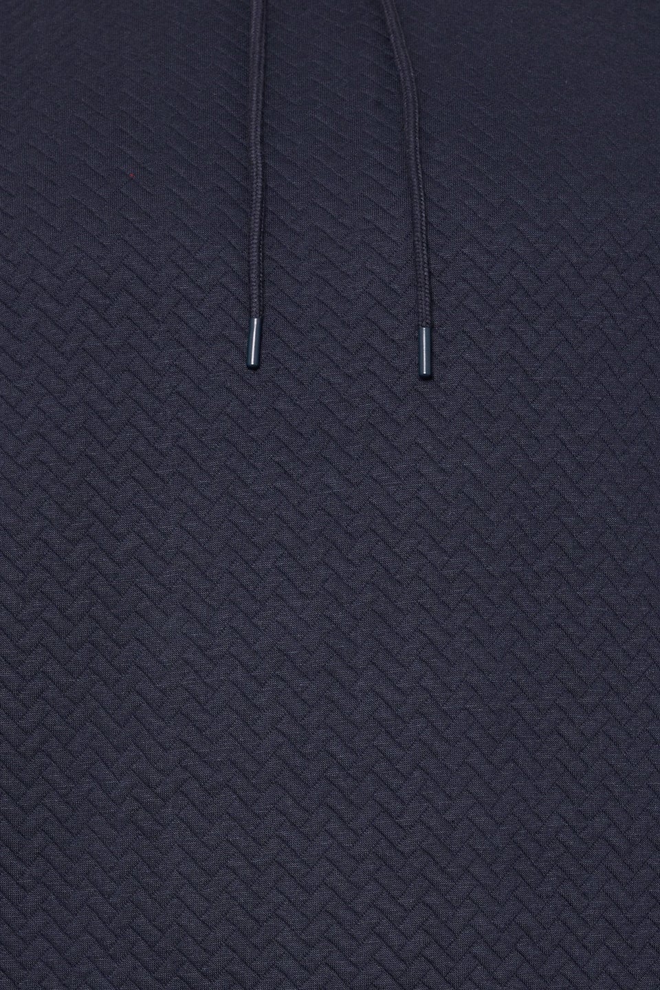 BadRhino Navy Blue Chevron Quilted Hoodie