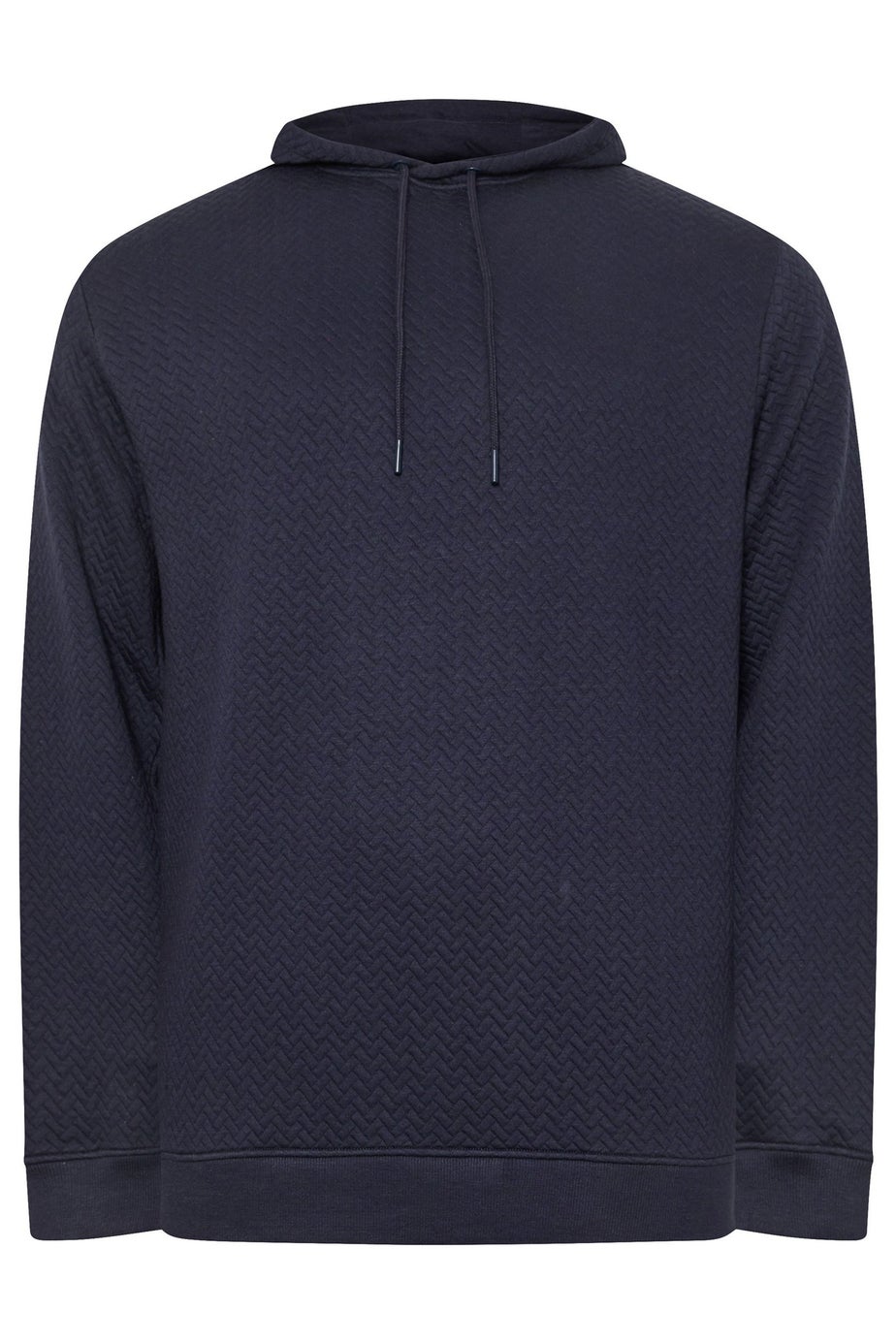 BadRhino Navy Blue Chevron Quilted Hoodie