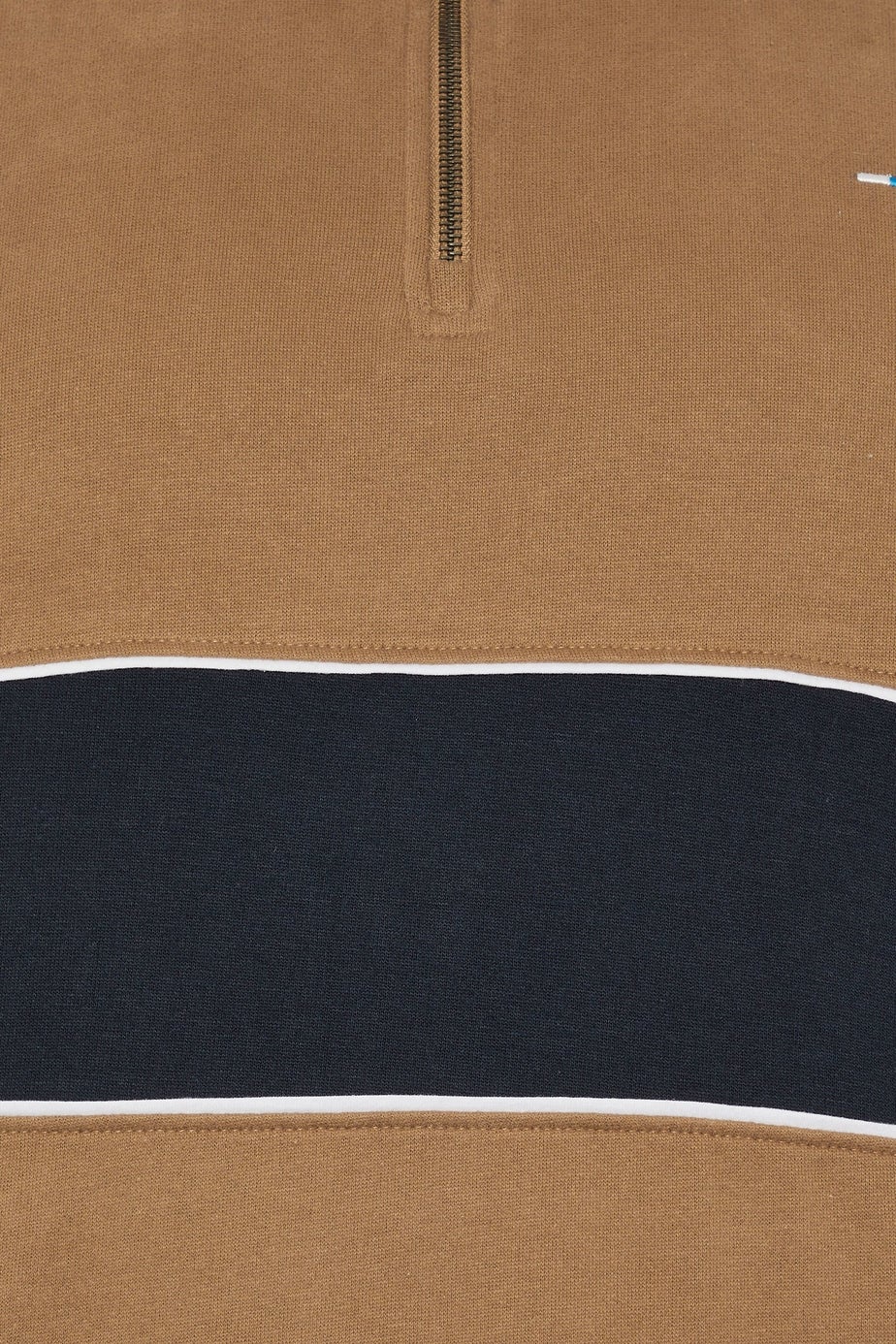 BadRhino Tan Brown Quarter Zip Sweatshirt