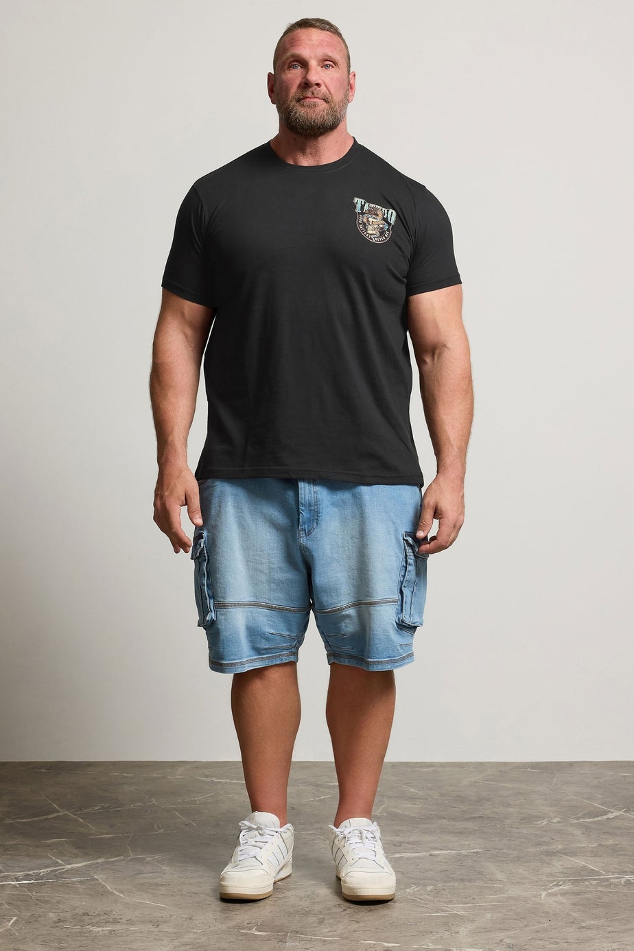 BadRhino Black 'Tattoo Fest' Graphic Print T-Shirt