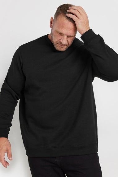 BadRhino Black Premium Crew Neck Sweatshirt