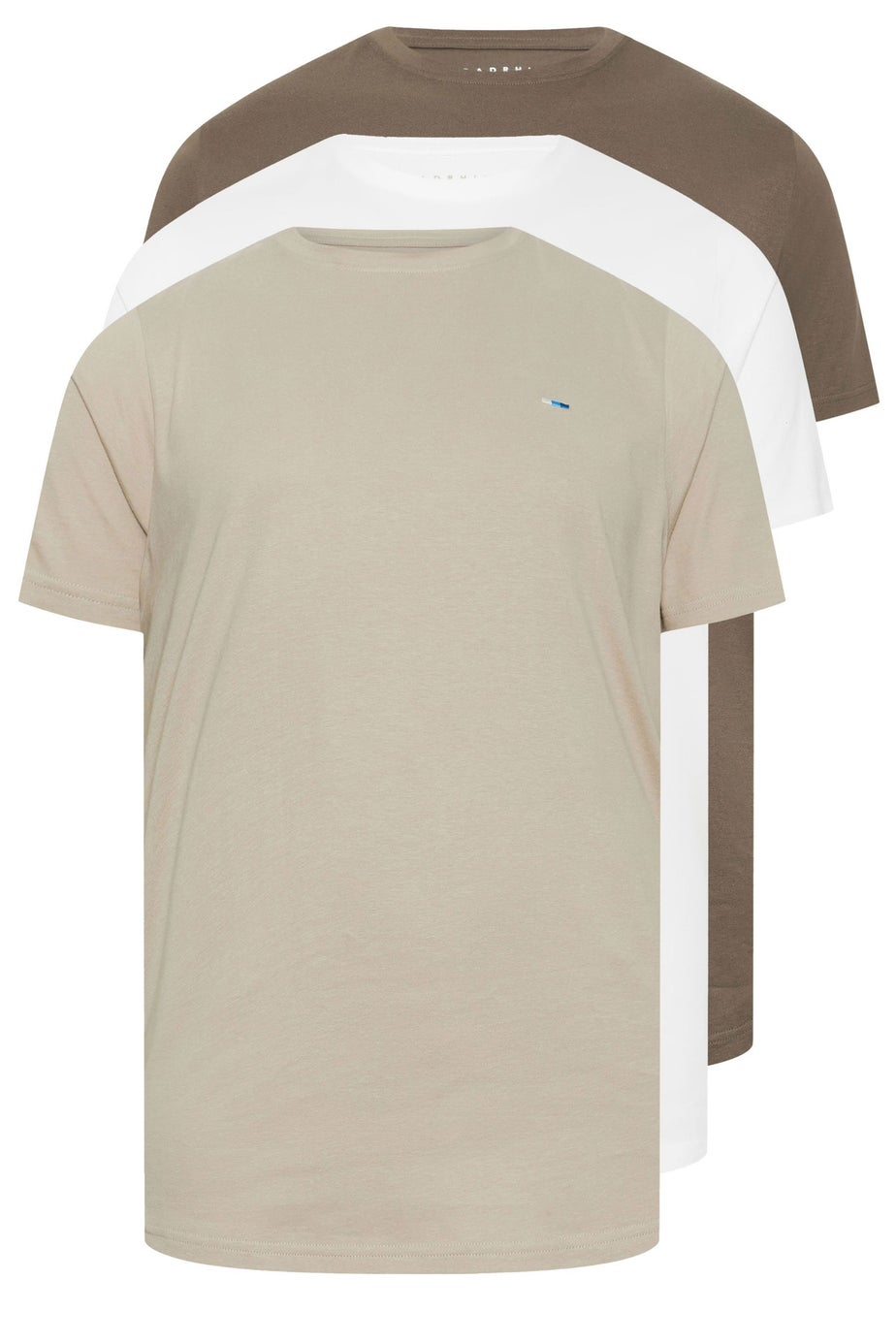 BadRhino 3 Pack Brown & White Core T-Shirts