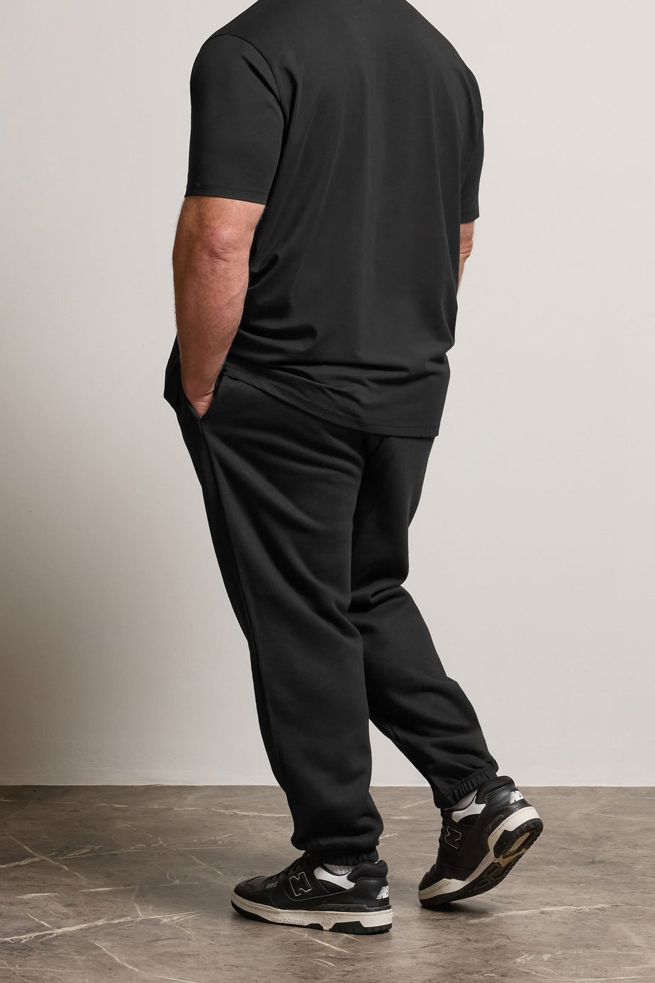 BadRhino Black Premium Cuffed Joggers