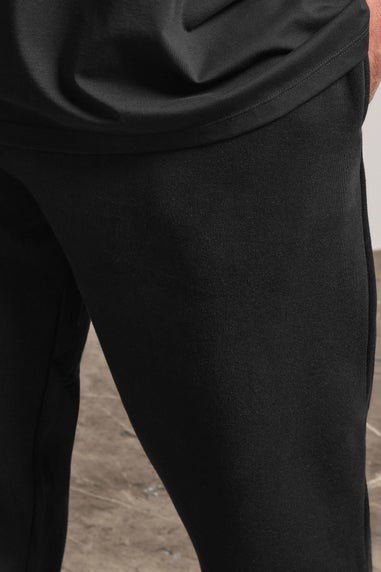 BadRhino Black Premium Cuffed Joggers