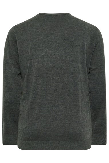 BadRhino Grey Crew Neck Jumper