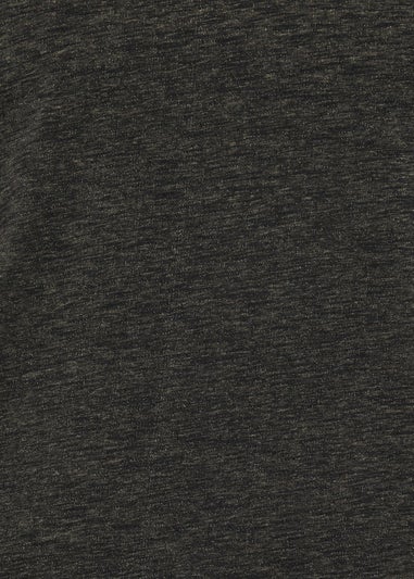 BadRhino Black Textured Tipped Polo Shirt