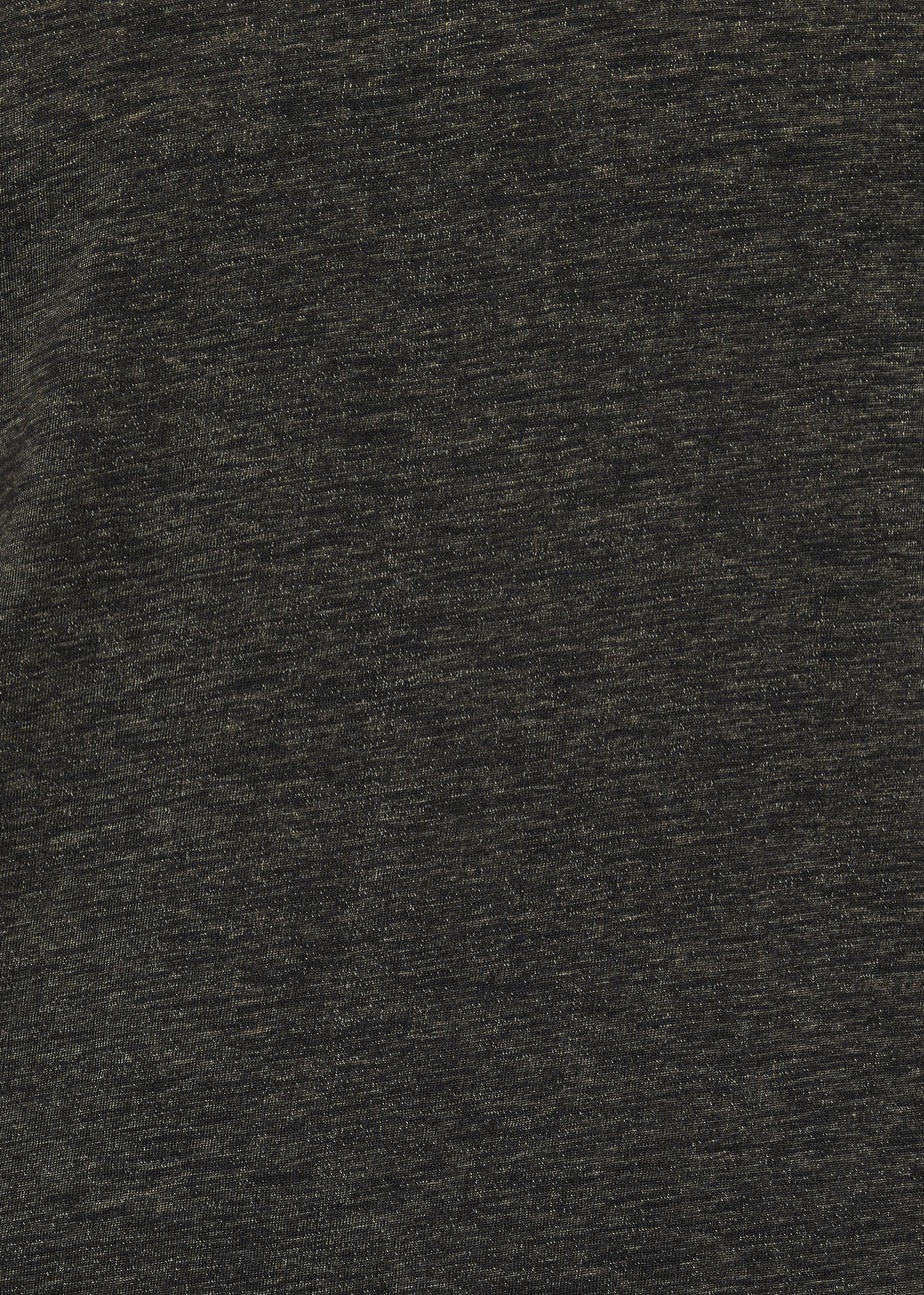 BadRhino Black Textured Tipped Polo Shirt