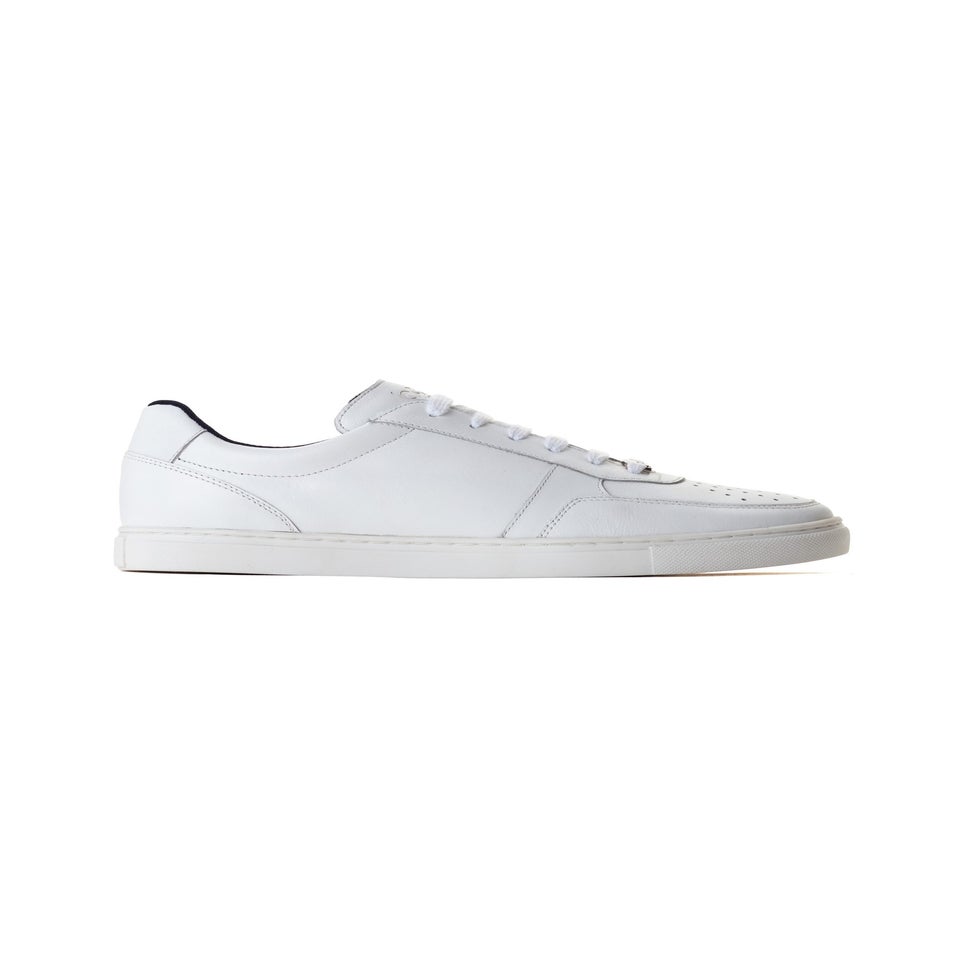Base London White Curtis Casual Sneaker