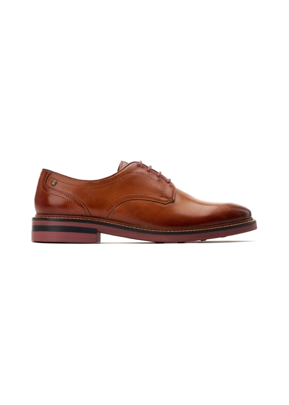 Base London Tan Mawley Chunky Derby Shoe