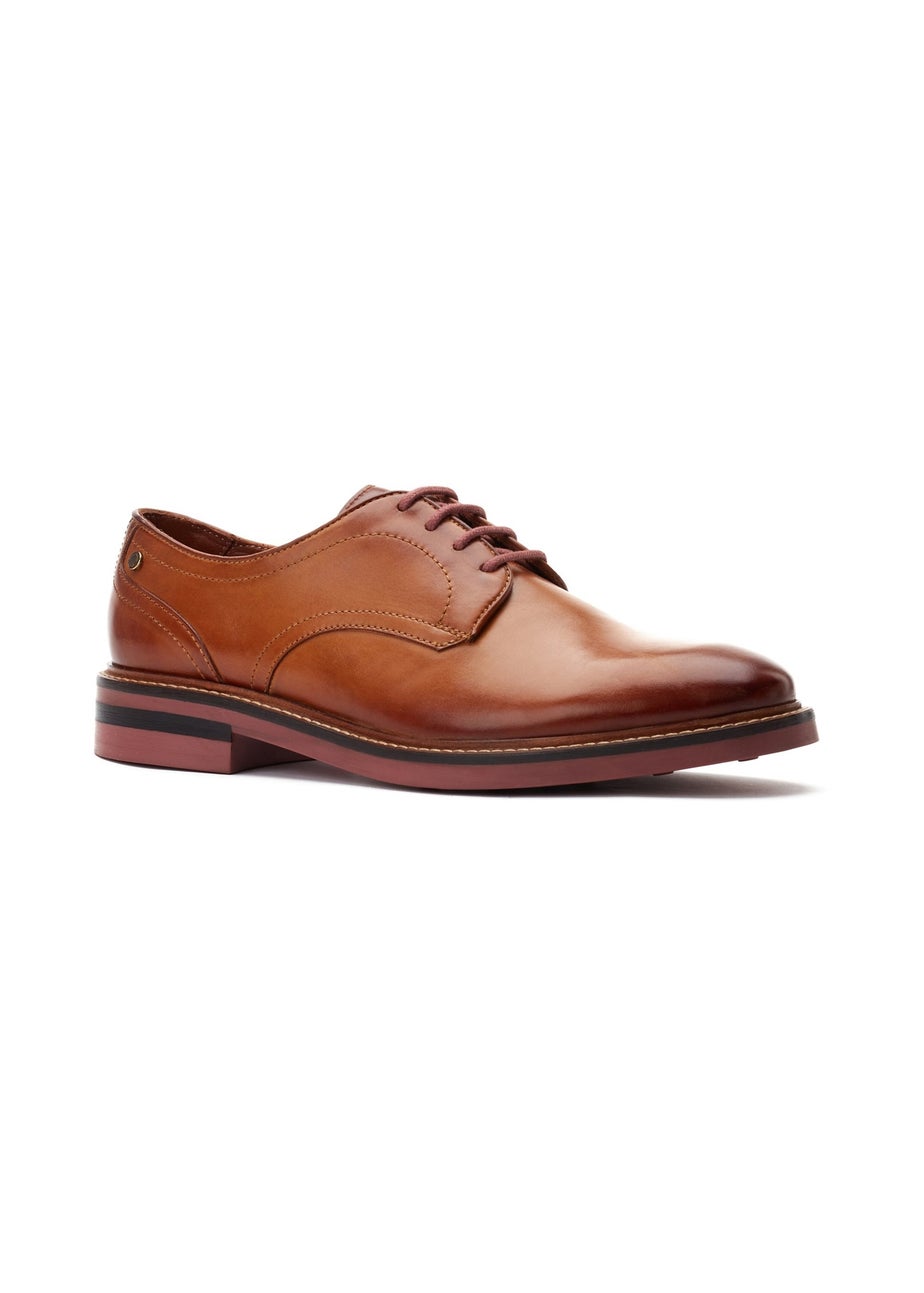 Base London Tan Mawley Chunky Derby Shoe