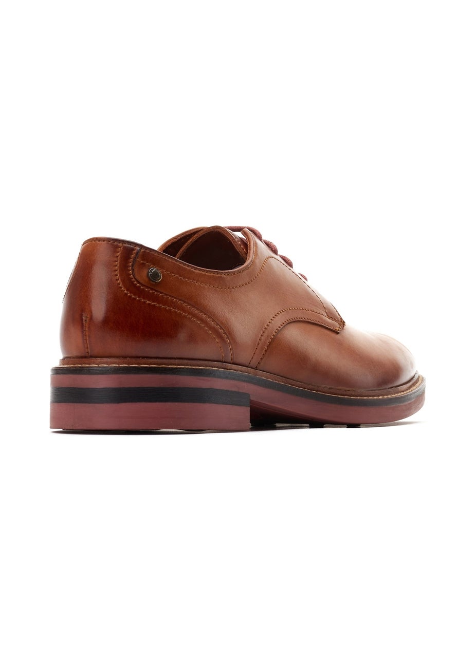 Base London Tan Mawley Chunky Derby Shoe