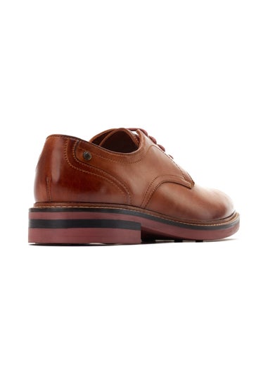 Base London Tan Mawley Chunky Derby Shoe
