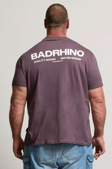 BadRhino 2 Pack Black & Purple 'BadRhino' T-Shirts