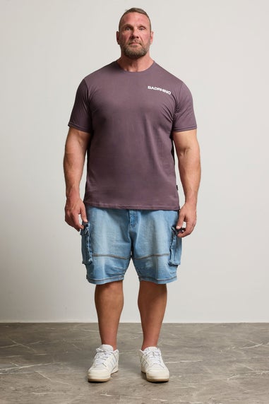 BadRhino 2 Pack Black & Purple 'BadRhino' T-Shirts