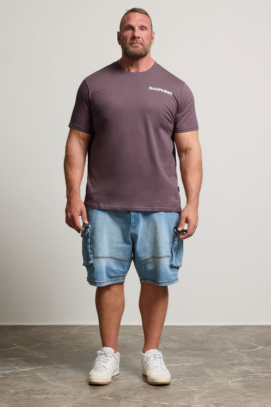 BadRhino 2 Pack Black & Purple 'BadRhino' T-Shirts