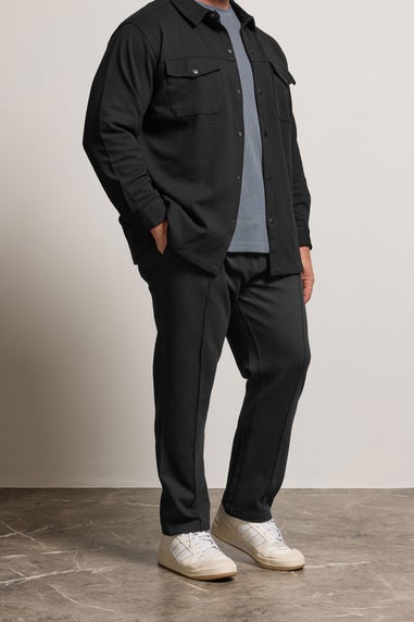 BadRhino Black Textured Jersey Joggers