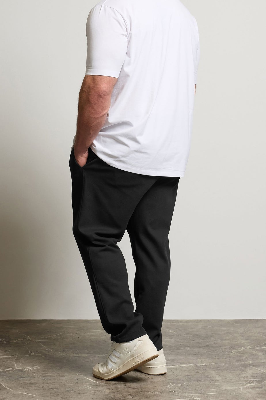 BadRhino Black Textured Jersey Joggers