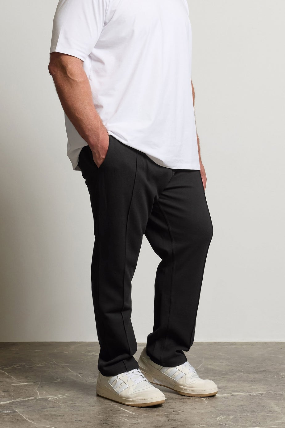 BadRhino Black Textured Jersey Joggers