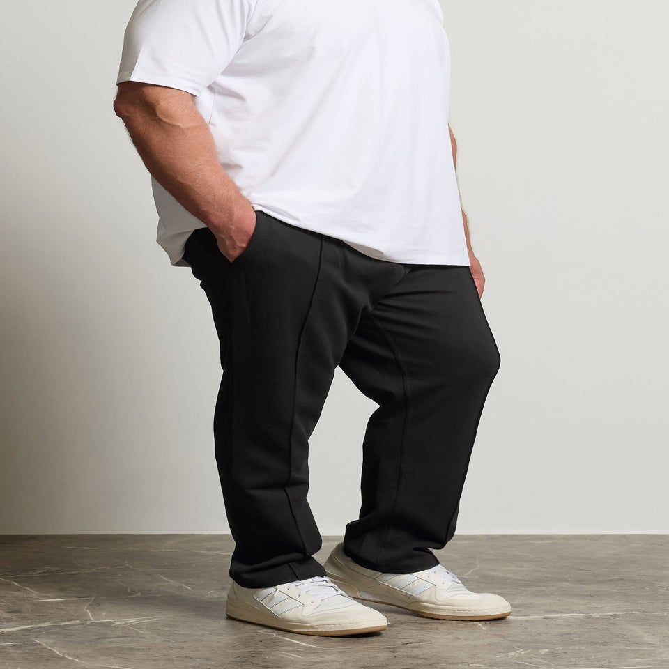 BadRhino Black Textured Jersey Joggers