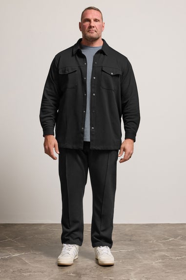 BadRhino Black Textured Jersey Joggers