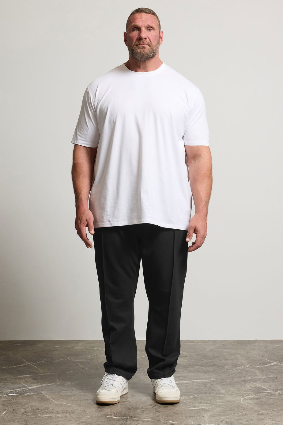 BadRhino Black Textured Jersey Joggers