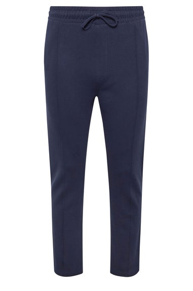 BadRhino Navy Blue Textured Jersey Joggers