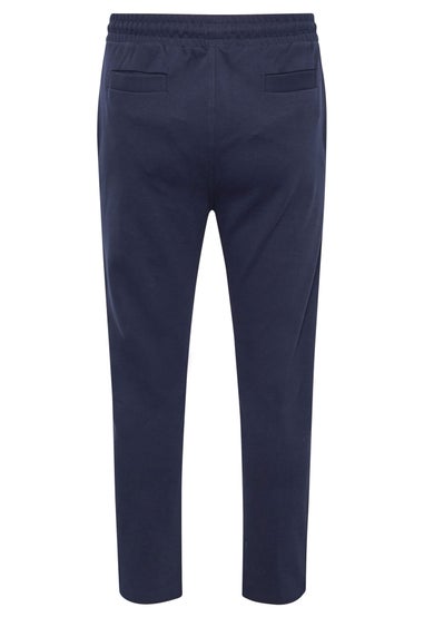 BadRhino Navy Blue Textured Jersey Joggers