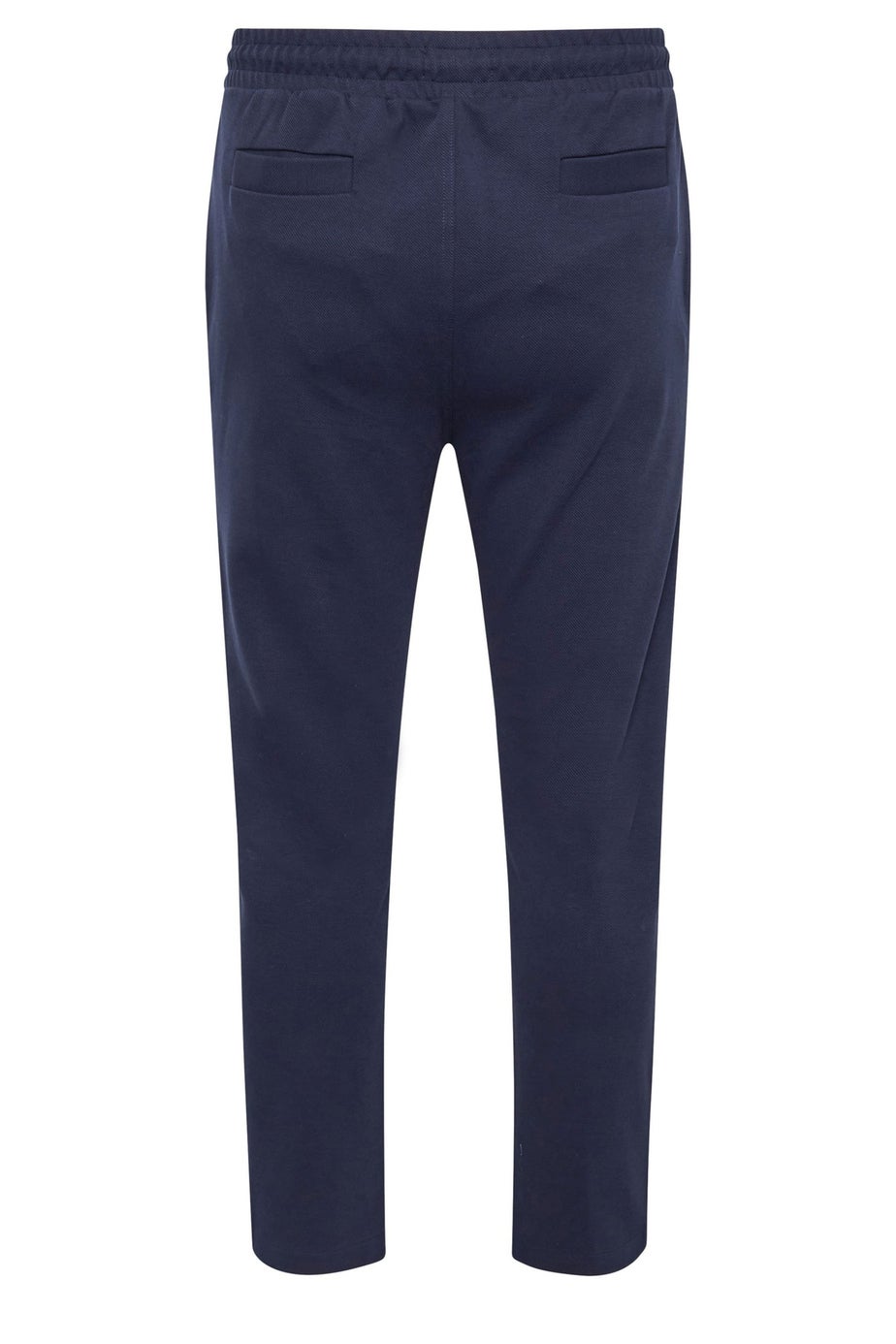 BadRhino Navy Blue Textured Jersey Joggers