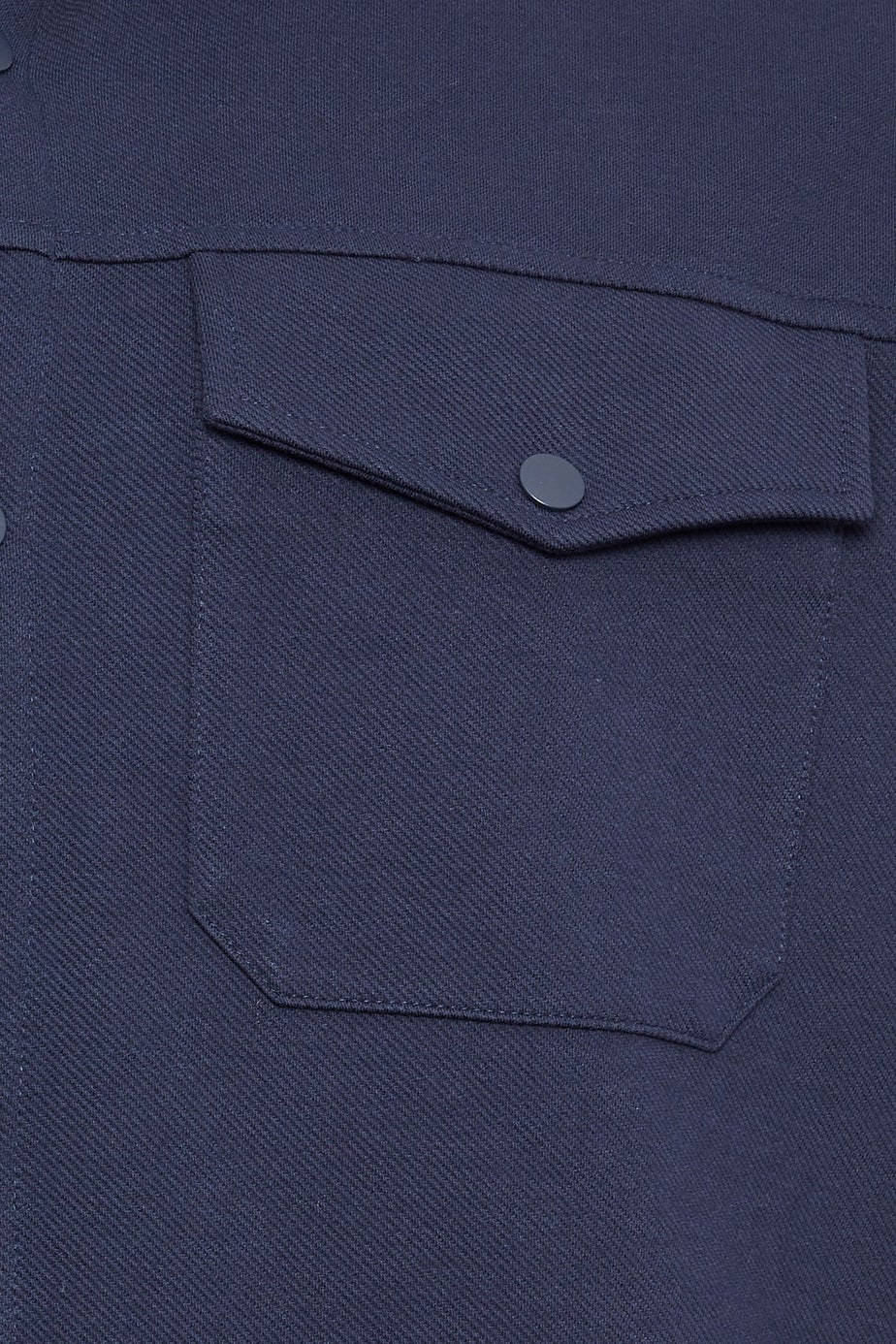 BadRhino Navy Blue Textured Jersey Shacket