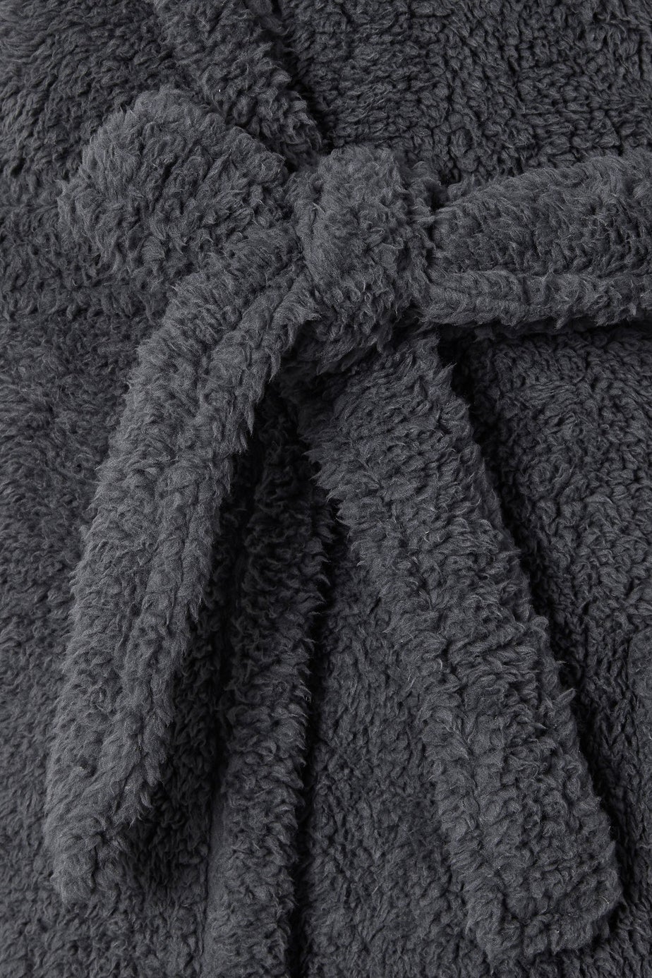BadRhino Charcoal Grey Borg Dressing Gown