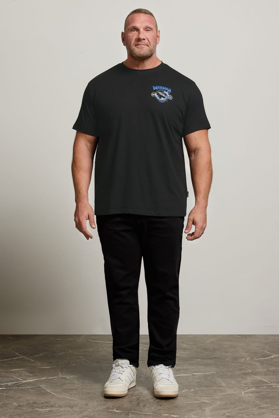 BadRhino Black 'Messina Straits' Graphic T-Shirt