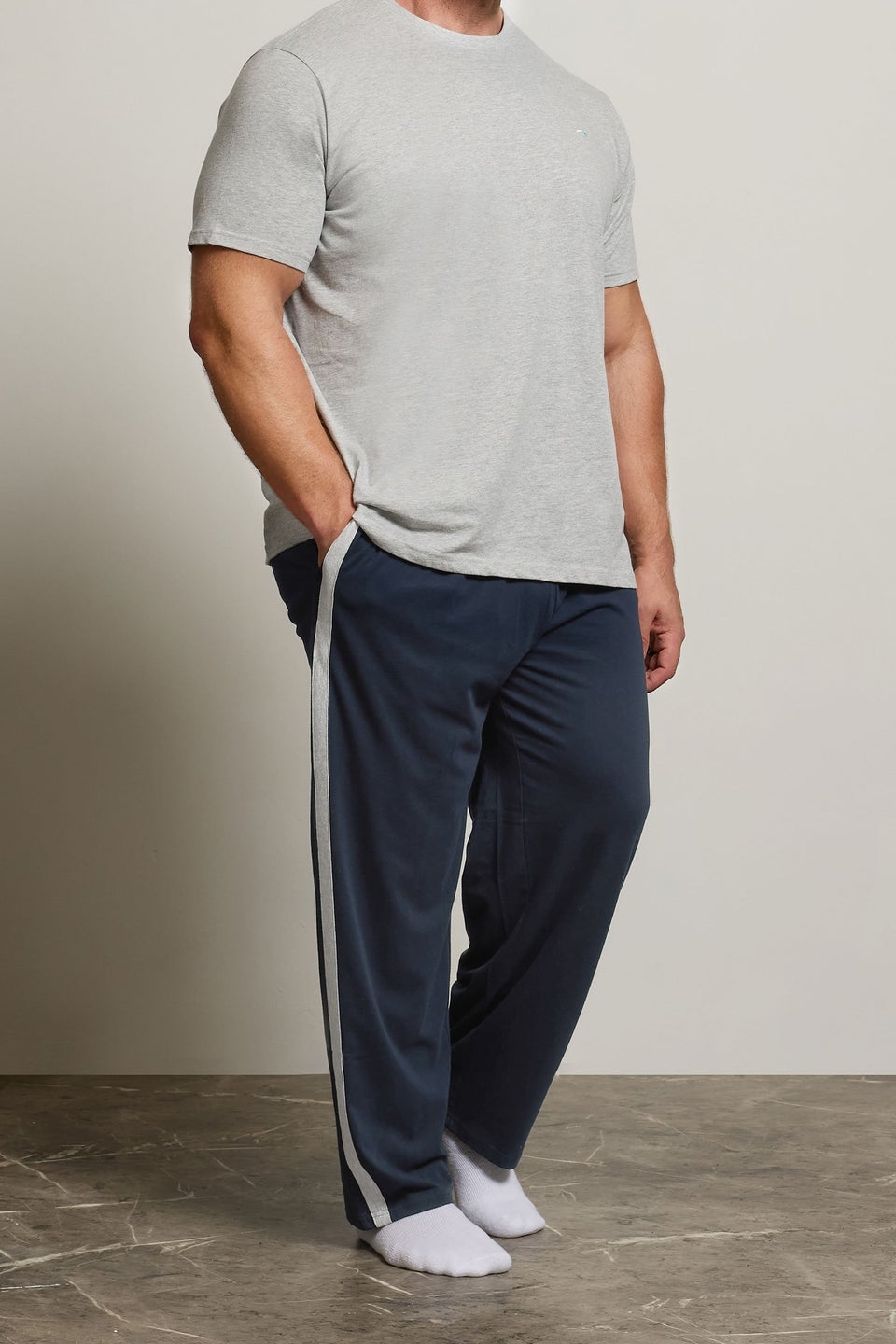 BadRhino Navy Blue Lightweight Lounge Joggers