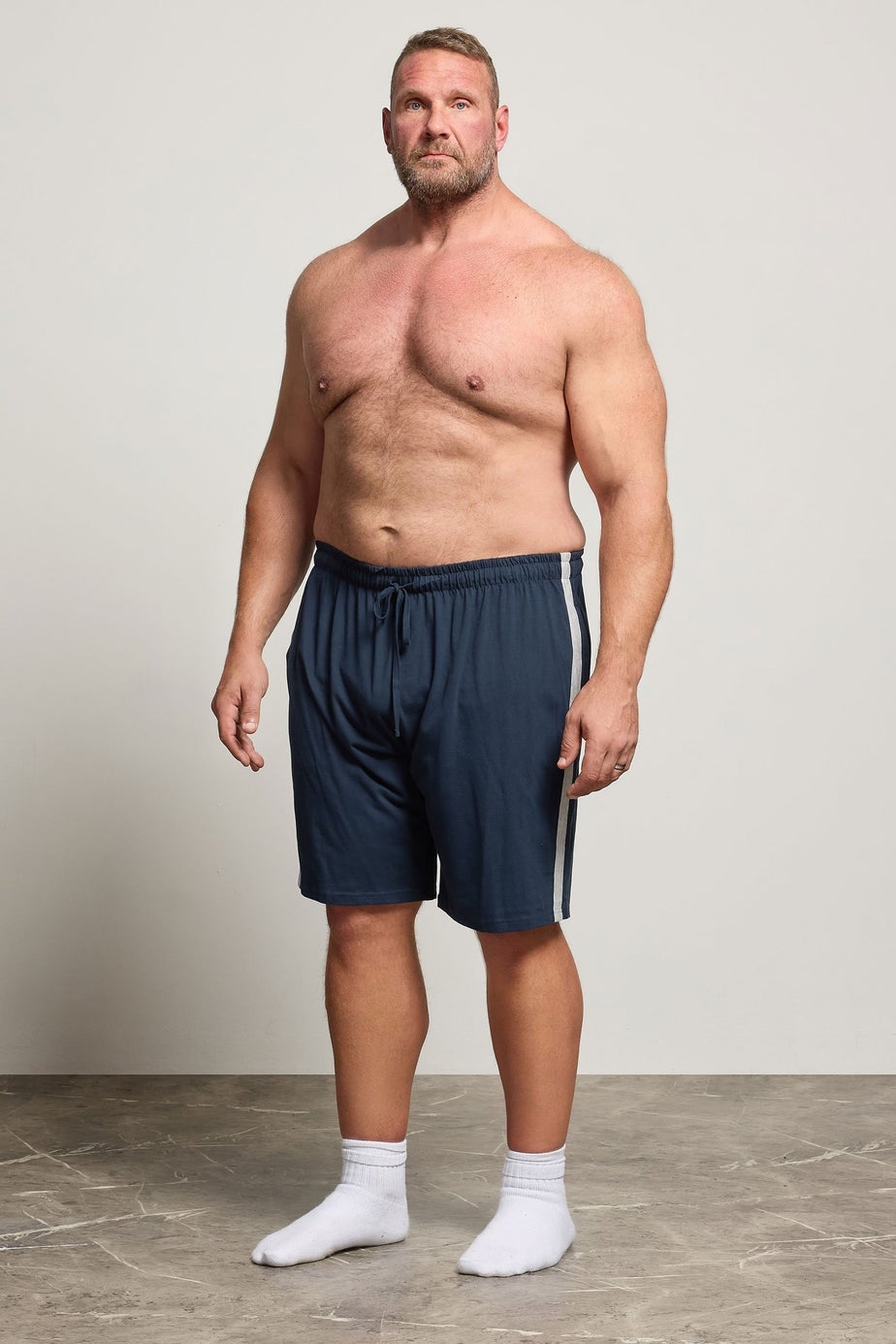 BadRhino Navy Blue Lightweight Lounge Shorts
