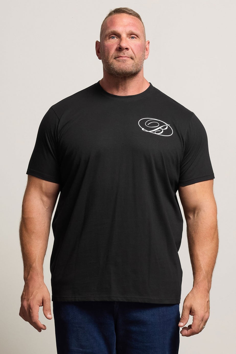 BadRhino Black Logo Back Print T-Shirt