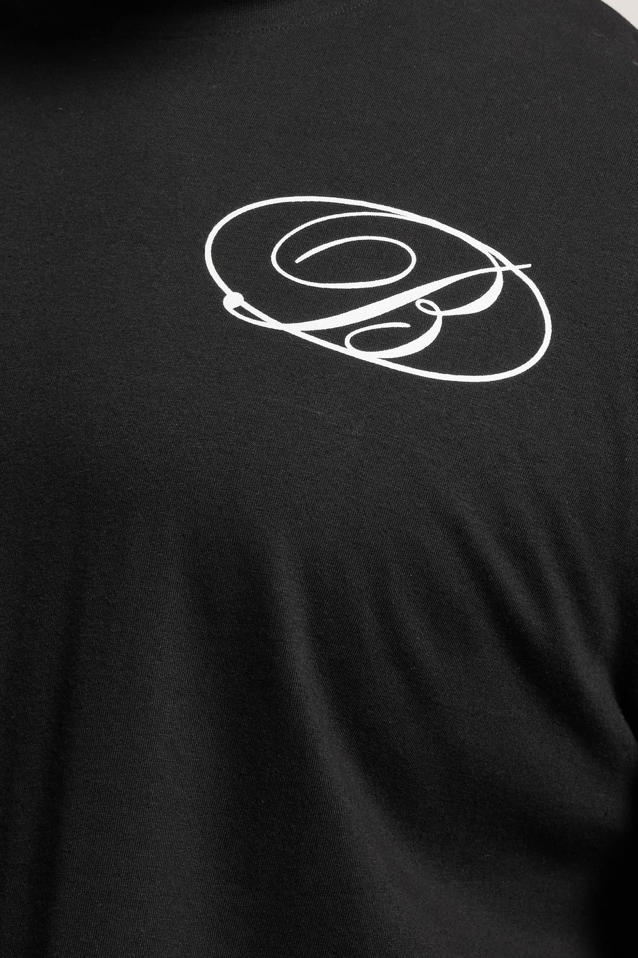 BadRhino Black Logo Back Print T-Shirt