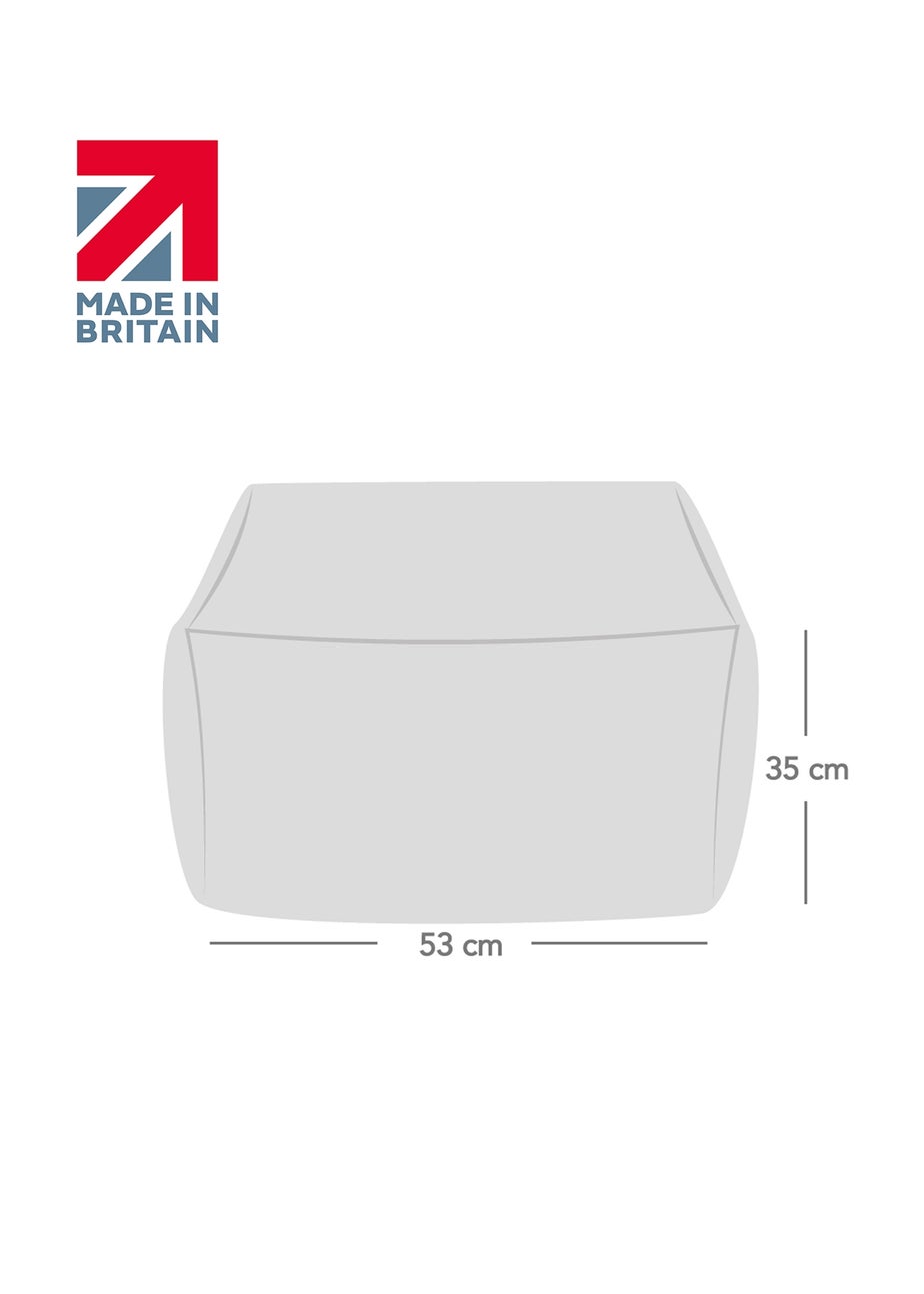 rucomfy Snug Square Pouffe Moroccan Tile Beanbag