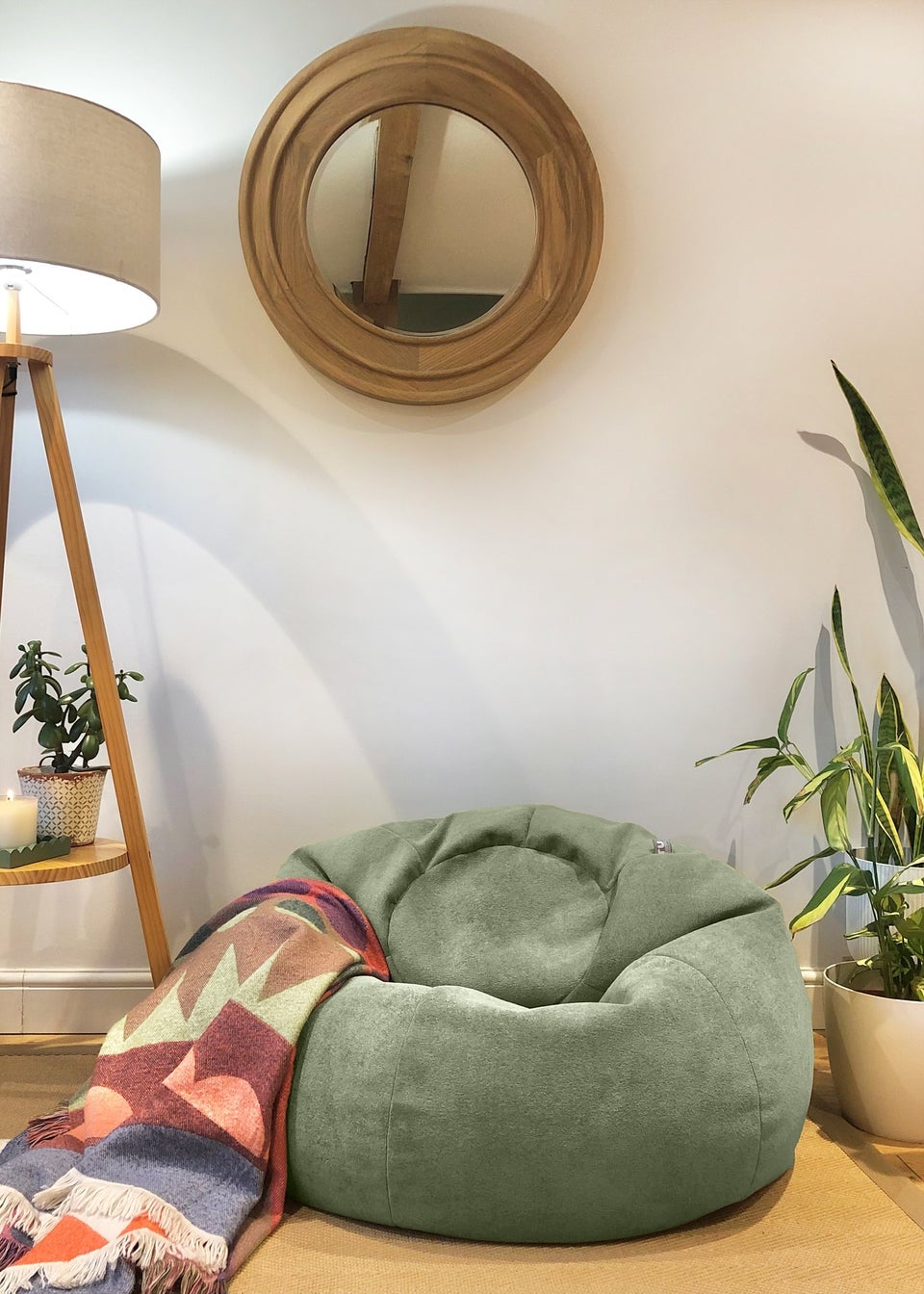 rucomfy Velora  Classic Adult Sage Green Beanbag