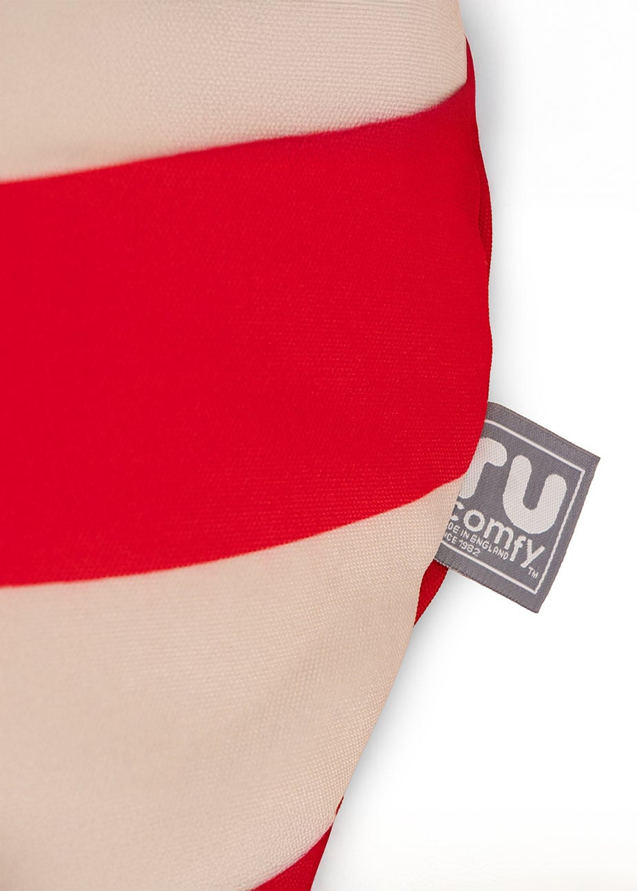 rucomfy Circus Smarty Cushion Red Beanbag