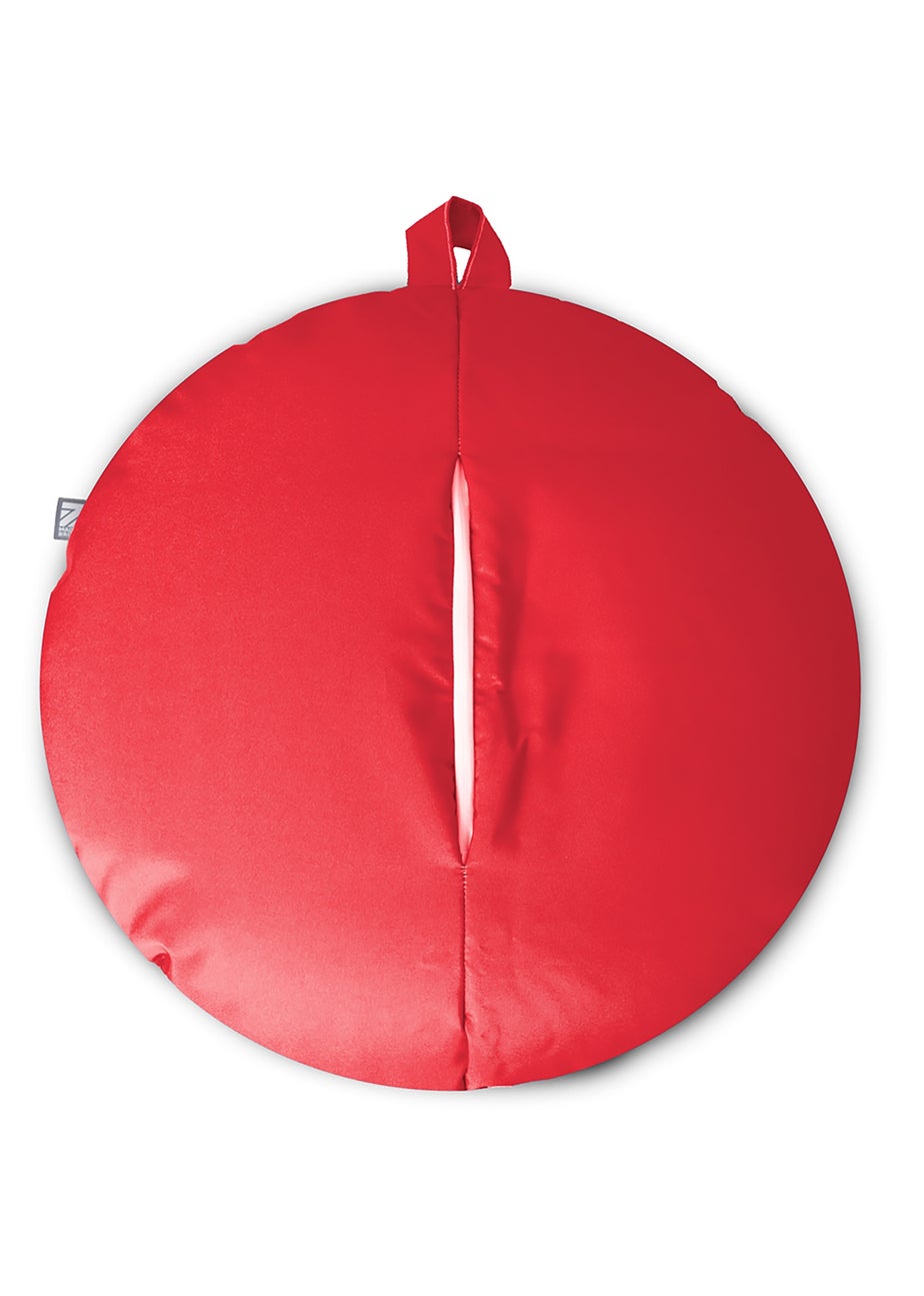 rucomfy Circus Smarty Cushion Red Beanbag